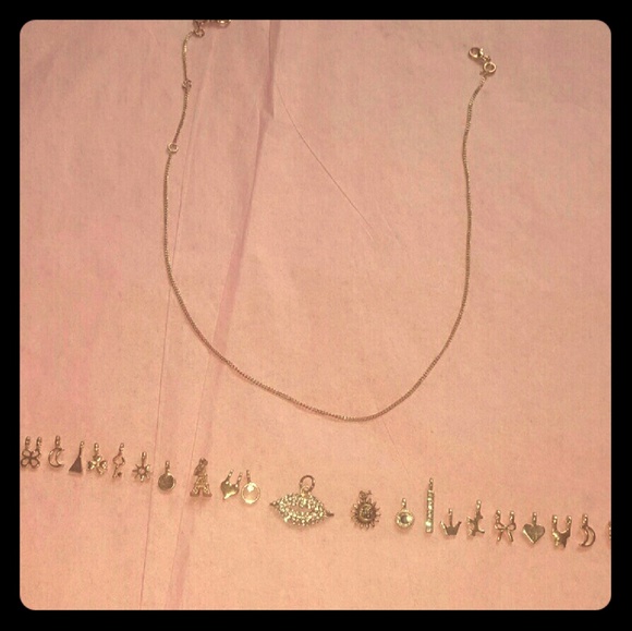 H&M Jewelry - H&M necklace with 21 interchangeable charms